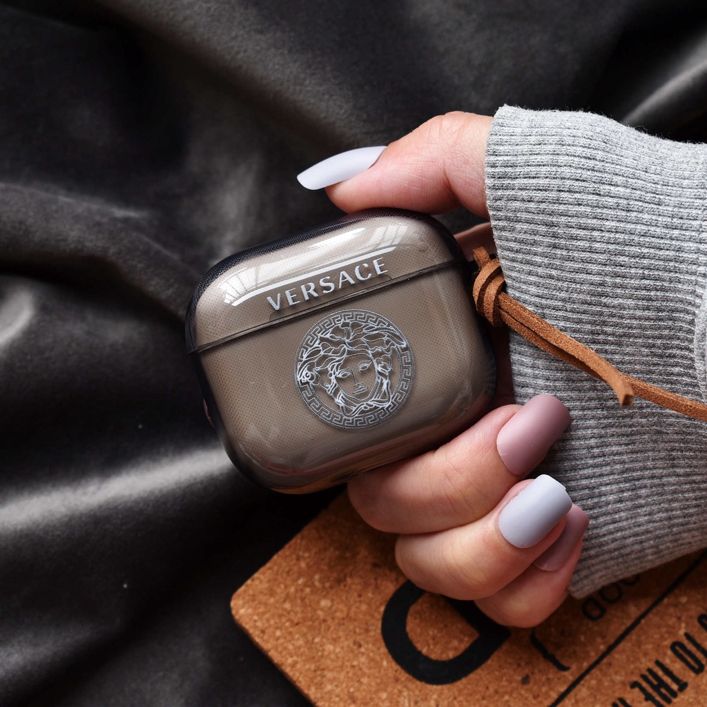 Vỏ Bảo Vệ Hộp Sạc Tai Nghe AirPods3 / 3 / 2Gen Màu Trong Suốt Thời Trang Ốp