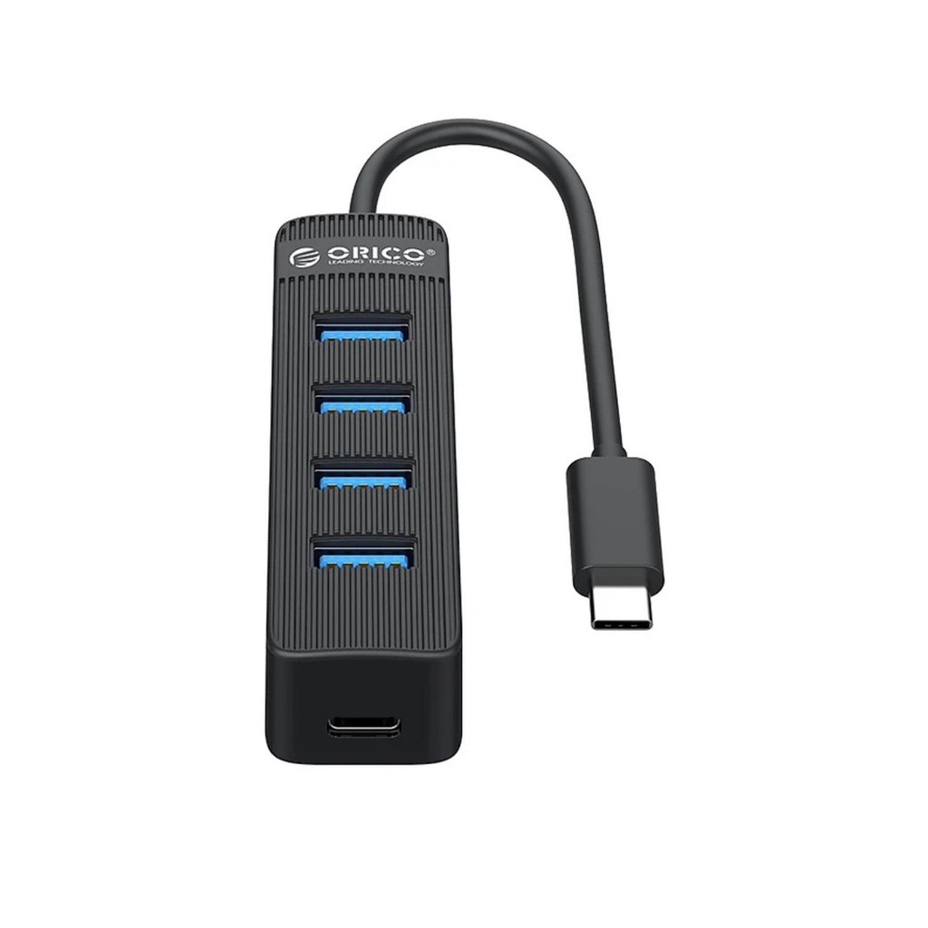 Bộ chia USB Hub 4 cổng USB 3.0 Type C Orico TWC3-4A - Hàng Chính Hãng