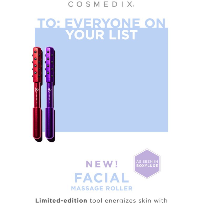 COSMEDIX cây lăn massage nâng cơ Uplift Massaging Beauty Roller 69$