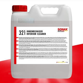 Dung dịch vệ sinh nội thất xe ôtô Sonax 321 Interior Cleaner can 10 lít