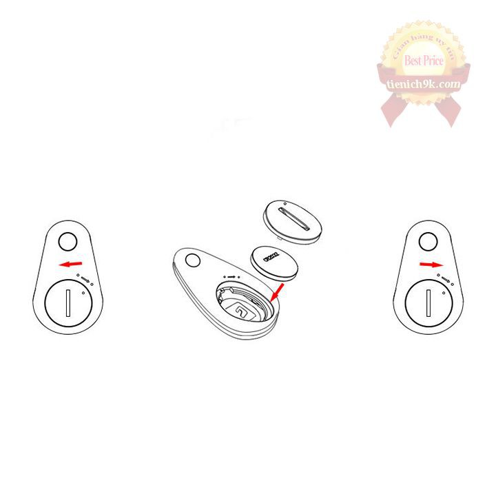 Thiết Bị Chống thất lạc đồ Định Vị Bluetooth 2 Chiều Tìm Điện Thoại Và Làm Remote Chụp Hình