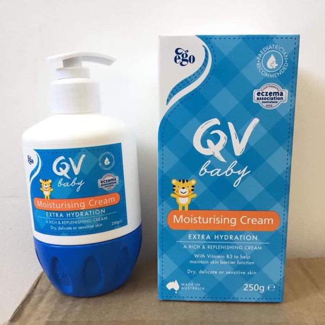 Kem QV baby - Kem dưỡng da cho bé Queen Victoria - Ego QV Baby Moisturising Cream 250g