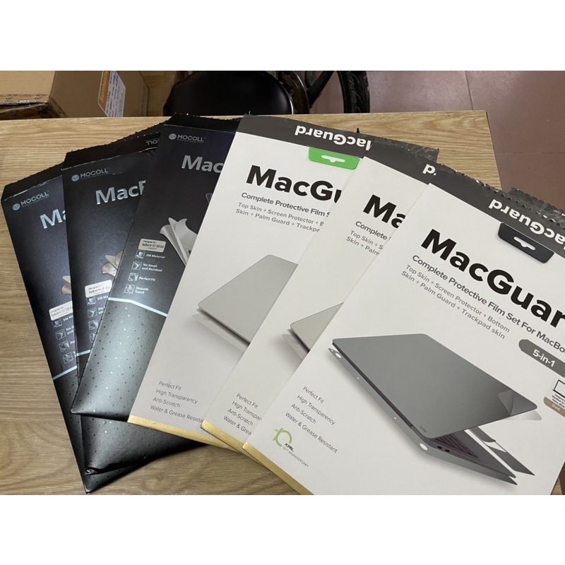 Miếng dán lẻ Mocoll JCPAL  Macbook M1 Air Pro 2020, Touchbar và nontouchbar 13” 15” 2012-2020, Air 2012-2020..