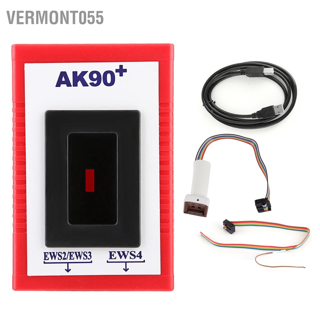 Vermont055 Công cụ chẩn đoán đối sánh AK90 + Auto Key Programmer V3.19 cho EWS KEY-PROG