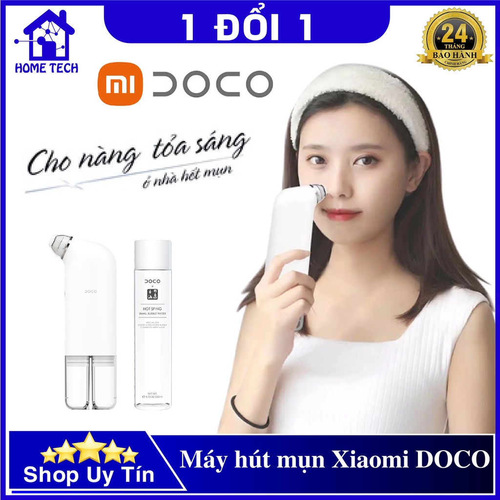 Máy Hút Mụn Xiaomi DOCO Đa Năng Thế Hệ Mới - Trị Mụn Đầu Đen, Mụn Cám, Rửa Mặt Breo Market