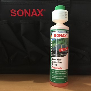 Nước rửa kính lái đậm đặc 250ml - Sonax clear view 1:100 concentrate