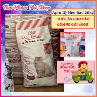Bao 20kg - THỨC ĂN CHO MÈO APRO IQ FORMULA (50 gói 400g)