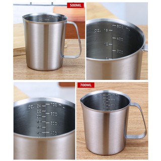Ca Đong Inox 304 Cao Cấp - Pha Chế Trà Sữa