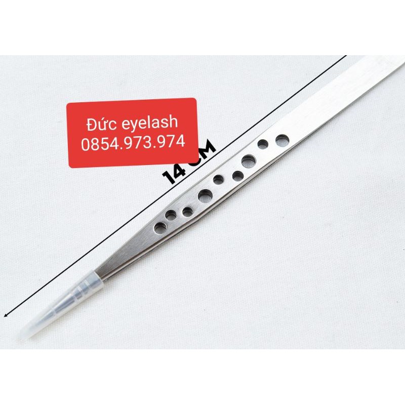 Nhíp Thẳng Lỗ Bạc dùng để tách, nối mi classic - nối mi - tạo fan - dụng cụ nối mi