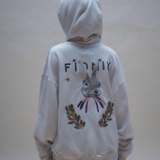 Hoodie zip bunny