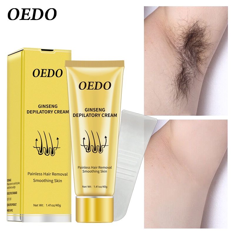Set 3 tuýp kem tẩy lông OEDO hiệu quả chất lượng cao cho vùng dưới cánh tay/cánh tay/chân/ngực