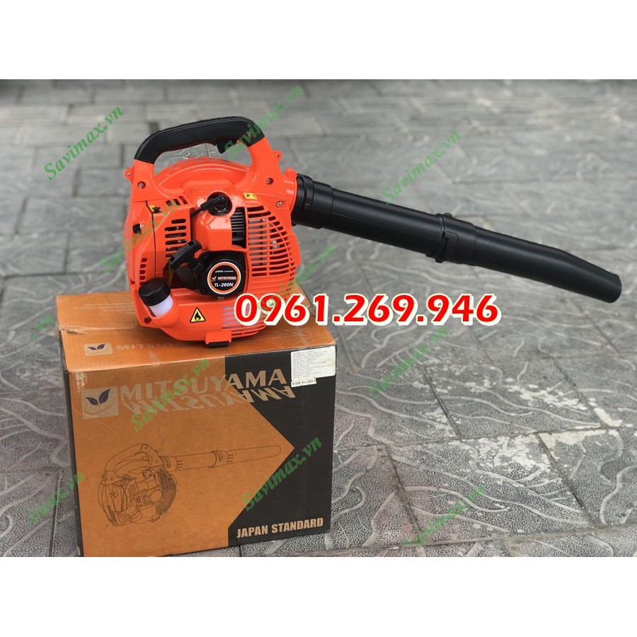 Máy thổi lá vườn cây cao su, máy thổi lá Mitsuyama TL-260N