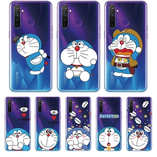 Ốp Lưng Realme C1 C2 3 Pro 5 5S 5 Pro TPU mềm Case Doraemon Two