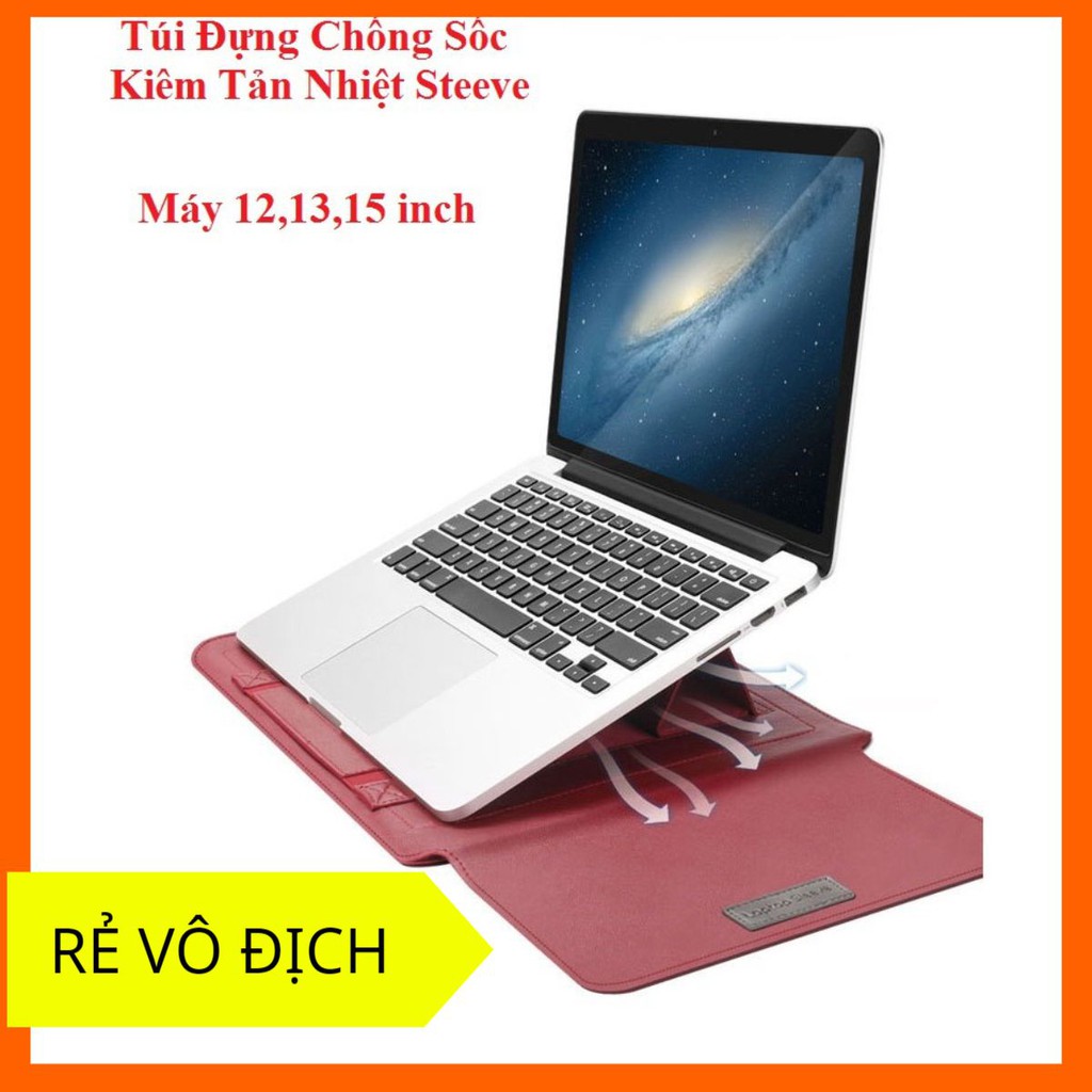 Túi Đựng Chống Sốc Macbook, Laptop, iPad Kiêm Tản Nhiệt Sleeve  Đa Năng - Đủ Size 11 inch - 17 inch.