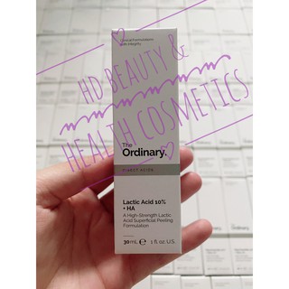 The Ordinary Lactic 10% + HA Serum sáng da,giảm thâm nám [CANADA - Bill Sephora]