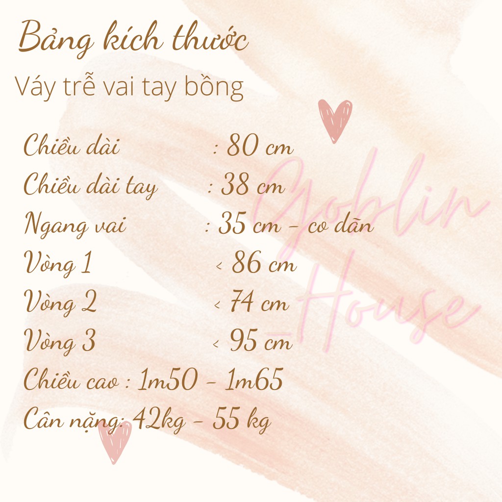 Váy trắng trễ vai viền bèo dáng chữ A / Váy cúc dọc ngực tay bồng to, mặc được 2 kiểu