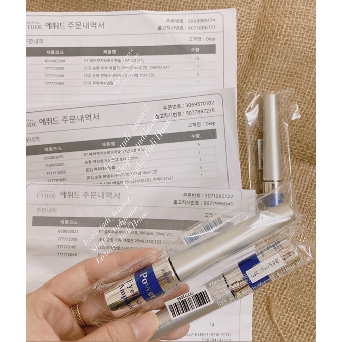 Tinh chất dưỡng mi Etud Power Eyelash Ampoule