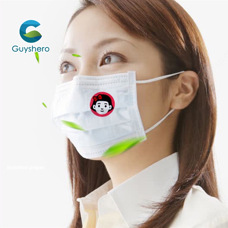 Miếng dán khẩu trang GUYSHERO in hình làm mát thoáng khí hiệu quả chuyên dụng
