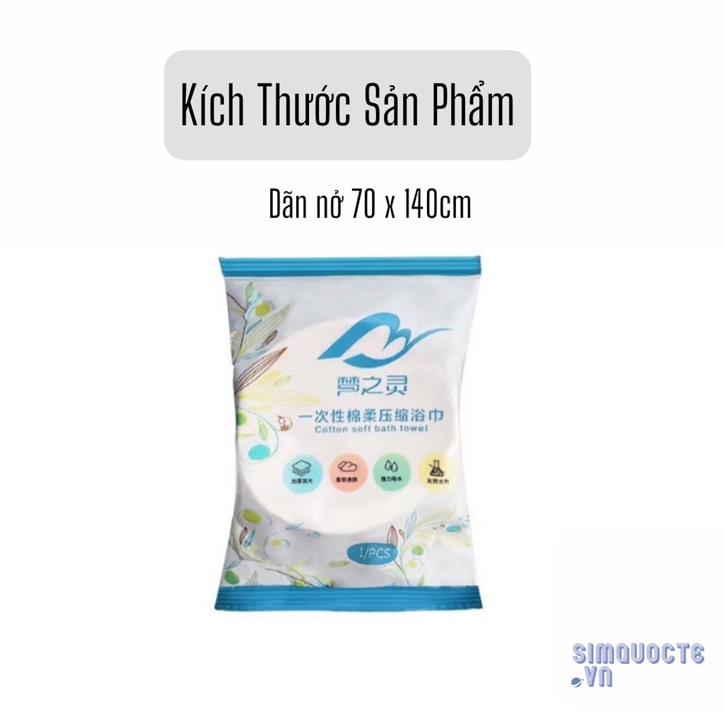 Khăn Tắm Viên Nén - Khăn Nén Chất Liệu Cotton An Toàn Cho Da Tiện Lợi Khi Đi Du Lịch | BigBuy360 - bigbuy360.vn