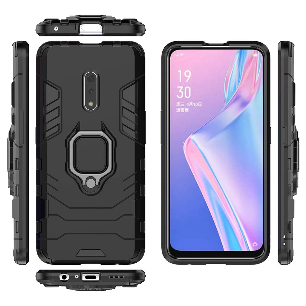 Ốp lưng Oppo K3 iron man chống sốc kèm nhẫn iring chống xem video bảo vệ camera