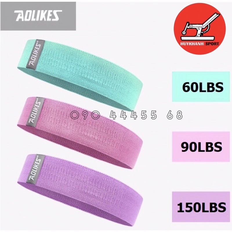 Dây Mini Band Đàn Hồi Kháng Lực Tập Mông Chân Đùi Loại Chuyên Gym & Yoga