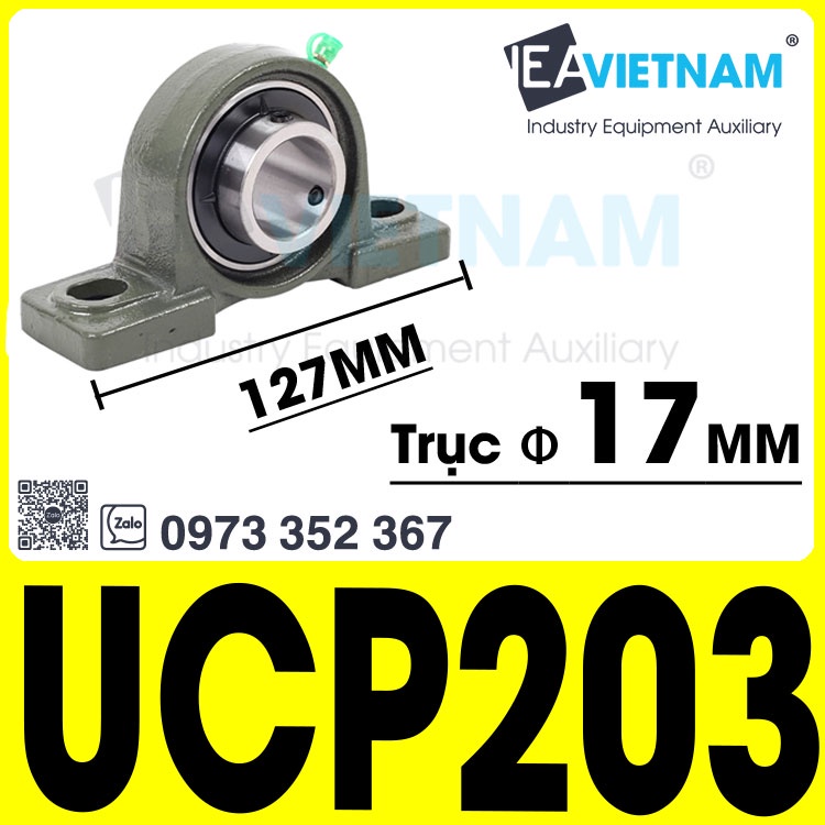 Gối đỡ vòng bi UCP 203 204 205 206 207 208 209 210 211 212 213 214 215 216 217 218 Gỗi đỡ trục 17 20 25 30 35 40 45 50