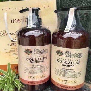 Cặp dầu gội xả Argan Oil Collagen Mefaso