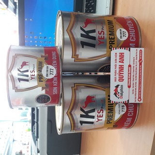 SƠN BÓNG CÁNH GIÁN - BÓNG VÀNG - SƠN GỖ - SƠN GIẢ GỖ 1K YES - Tặng kèm cọ