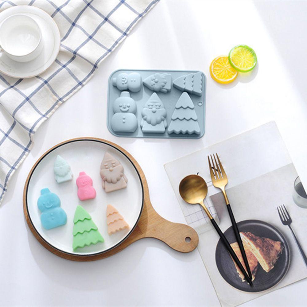 CONOPERY Khuôn Silicone Tạo Hình Làm Bánh Kẹo Hình Người Tuyết