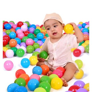 TBVN 100pcs Ocean Ball Superior Toy Baby Kid Swim Fun Colorful Soft Plastic Ball spur