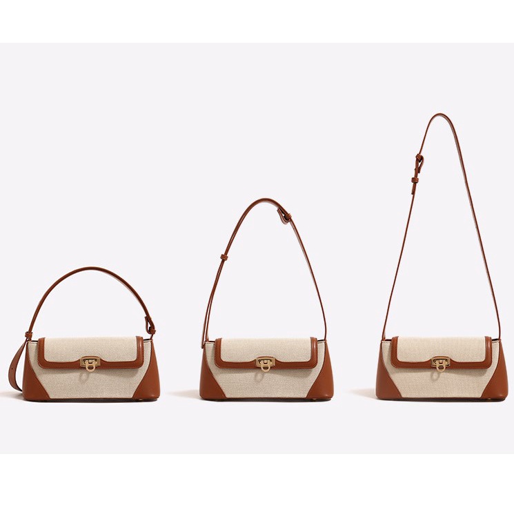 Túi xách đeo chéo nữ kẹp nách đeo vai thời trang Hàn Quốc 2023 cao cấp phong cách retro TX0050 Hana Bags