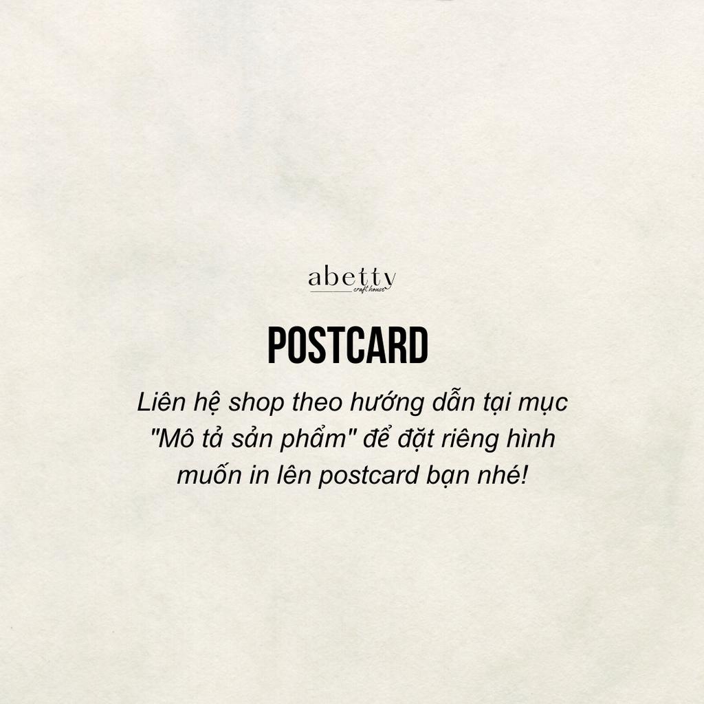 Set 8 postcard - Khu vườn nhiệt đới - Trang trí nhà cửa, decor bàn học