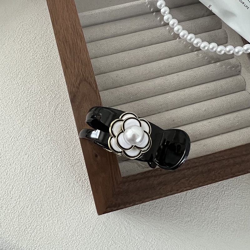 Kẹp Tóc Đính Hoa Trà Phong Cách Hàn Quốc Cổ Điển Dành Cho Nữ