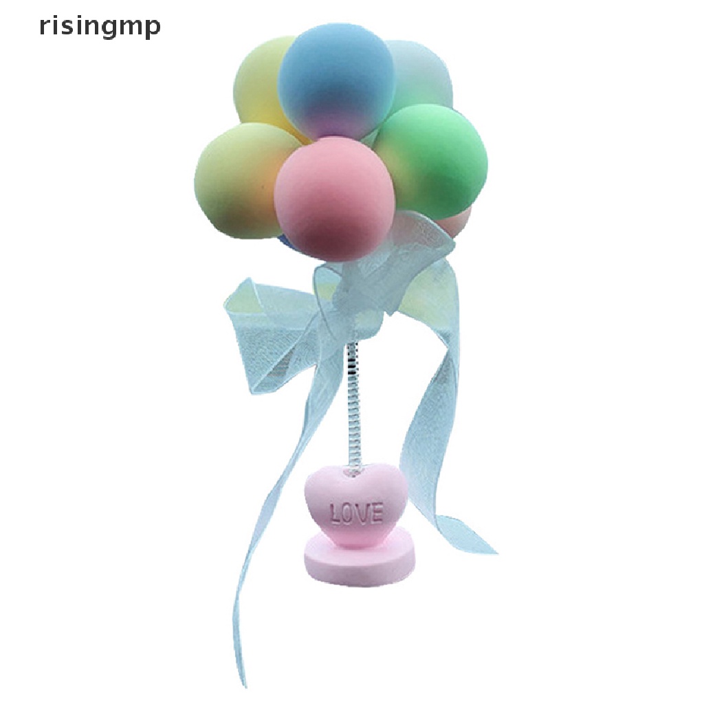 [risingmp] Đồ Chơi Lắc Đầu Bong Bóng Trang Trí Bảng Điều Khiển Xe Hơi ♨Trên đó