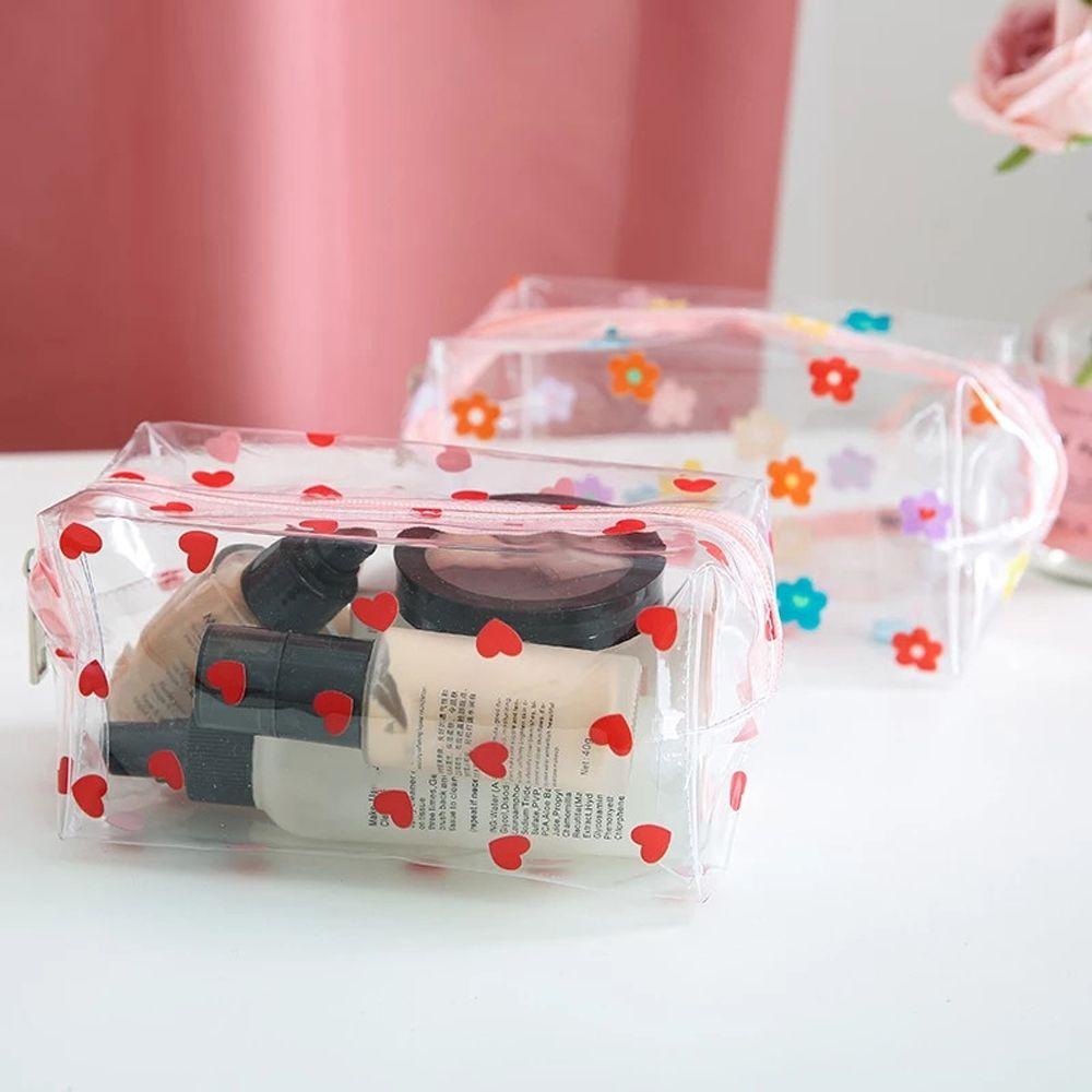 Túi Đựng Bút Bằng PVC Trong Suốt Sức Chứa Lớn Tiện Dụng Cho Nữ