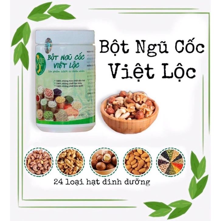 Ngũ cốc Việt lộc🍀chính hãng🍀24 loại hạt dinh dưỡng-500gr | Thế Giới Skin Care