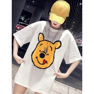 Áo tay lỡ gấu POOH