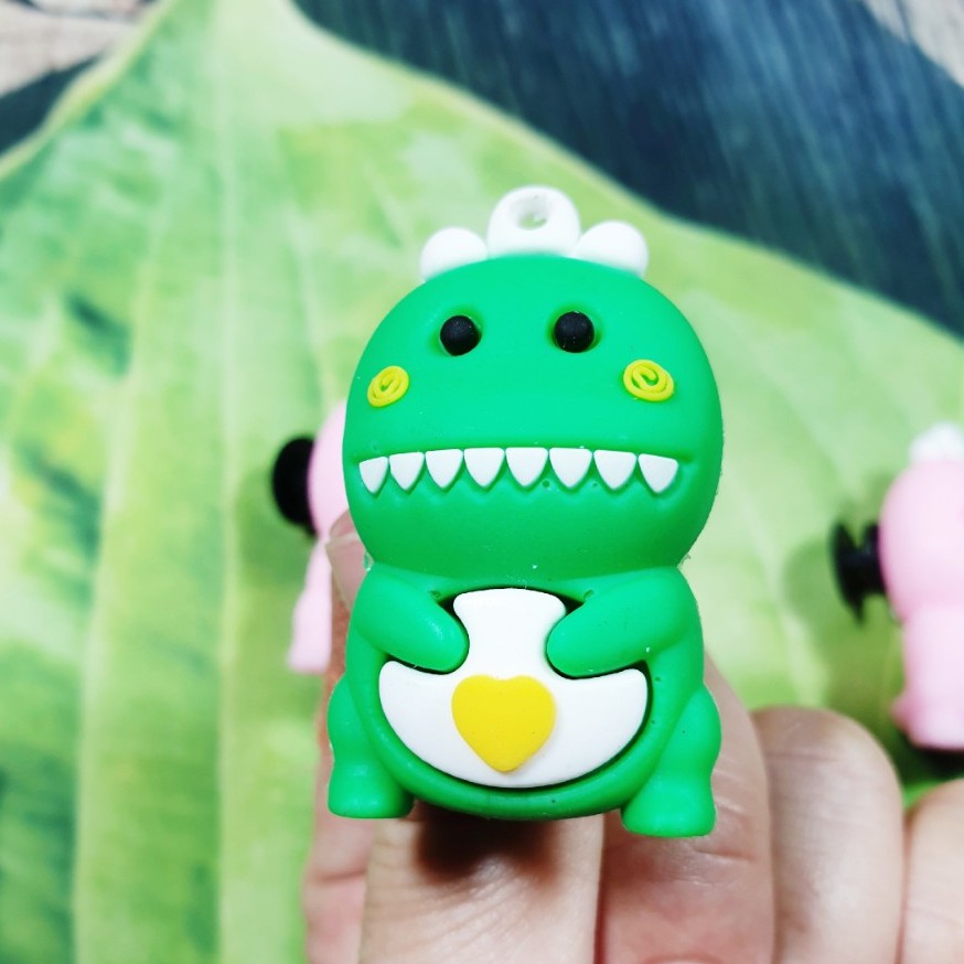 STICKER JIBBITZ gắn dép crocs, dép cho bé 4D hoạt hình k.hủng long loại vừa