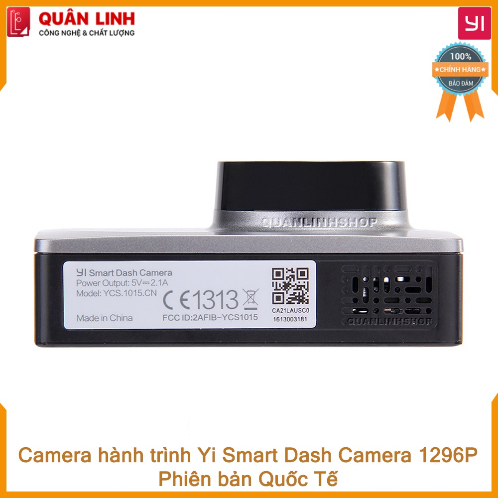 Camera hành trình Xiaomi YI Car Smart Dash Camera 1296p 2K - phiên bản quốc tế, tặng kèm thẻ nhớ 64GB | BigBuy360 - bigbuy360.vn