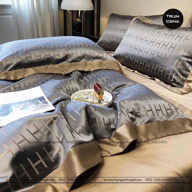 Bộ chăn ga lụa gấm 4 món cao cấp - Sang trọng, Ấm áp tôn vinh đẳng cấp Mẫu mới nhất 2022 | BigBuy360 - bigbuy360.vn