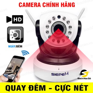Camera ip wifi chính hãng siepem - cực nét, có quay đêm, đàm thoại 2 chiều