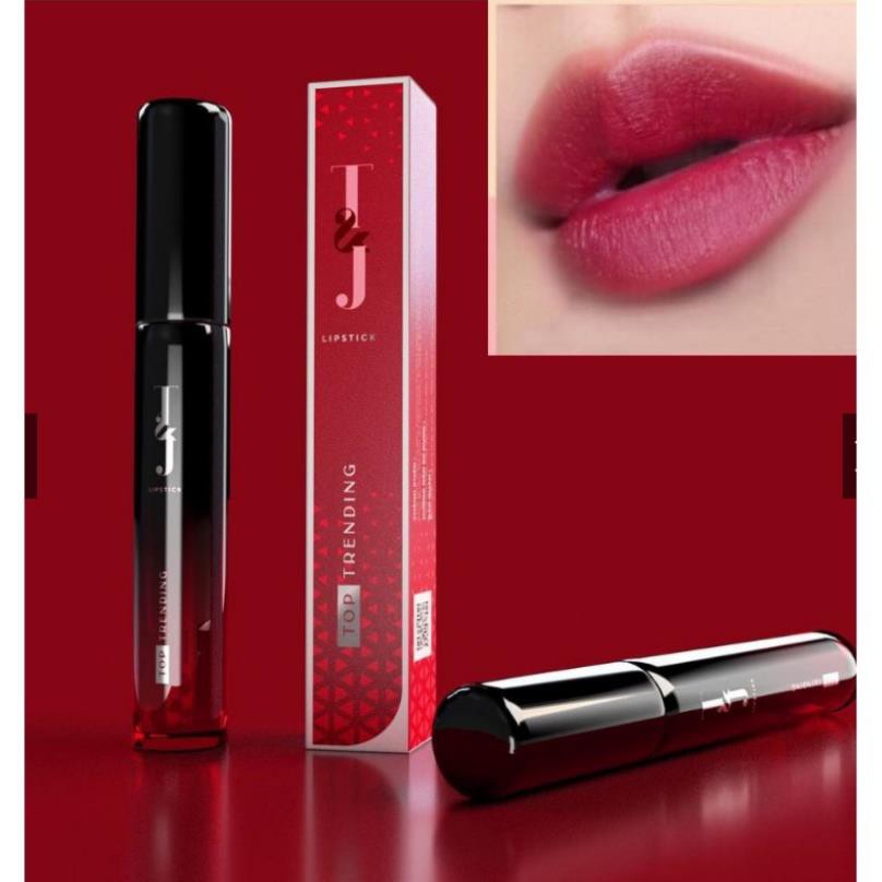 Son kem lì đỏ hồng T&J mềm mịn bền màu 24h