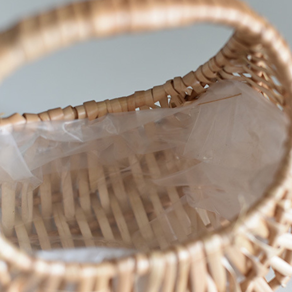 Giỏ Đựng Hoa Bằng Mây Siêu Bền Dễ Mang Theo Tiện Dụng Cho Tiệc Cưới