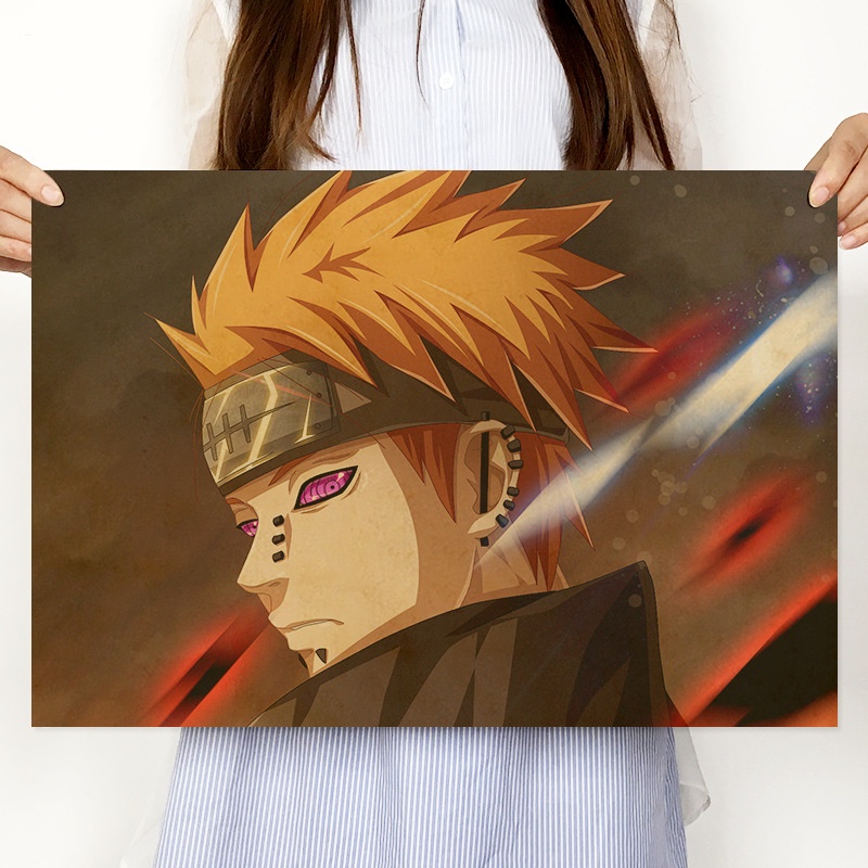 Poster Anime Naruto Dán Tường kích thước 51*35cm - Tranh Nhân vật Anime Naruto Dán Tường Siêu Đẹp