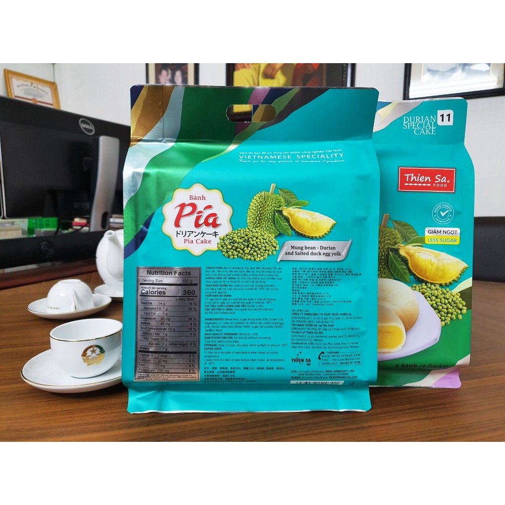 Bánh Pía Đậu xanh, Sầu Riêng Tươi, Trứng Thương Hiệu Thiên Sa