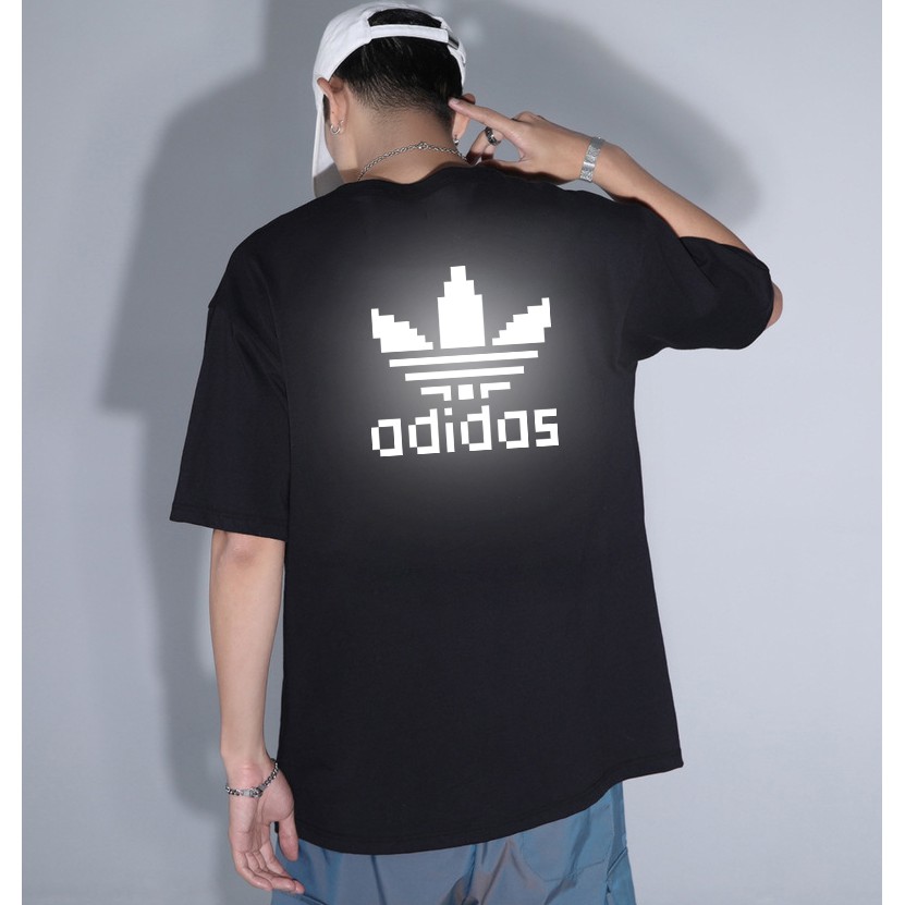 Áo phông phản quang bạc das unisex form rộng