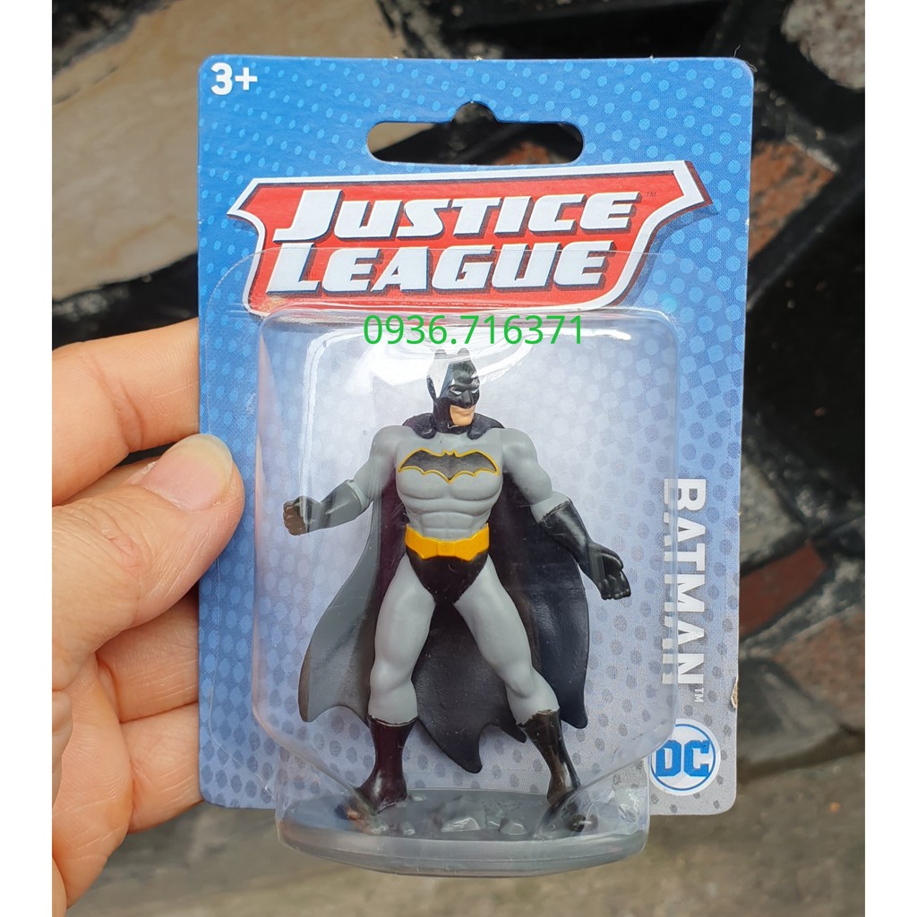 Mô hình nhân vật siêu anh hùng Justice League size mini hàng Mattel Canada