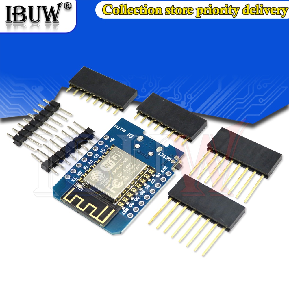 1 Bảng Mạch Phát Triển WiFi D1 Mini ESP8266 ESP-12F ESP12 3.3V ESP-8266EX 11 Pin Cho Arduino