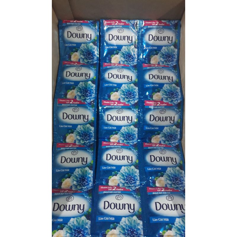 NƯỚC XẢ VẢI DOWNY LÀN GIÓ MÁT ( DÂY 10 GÓI = 200ML)