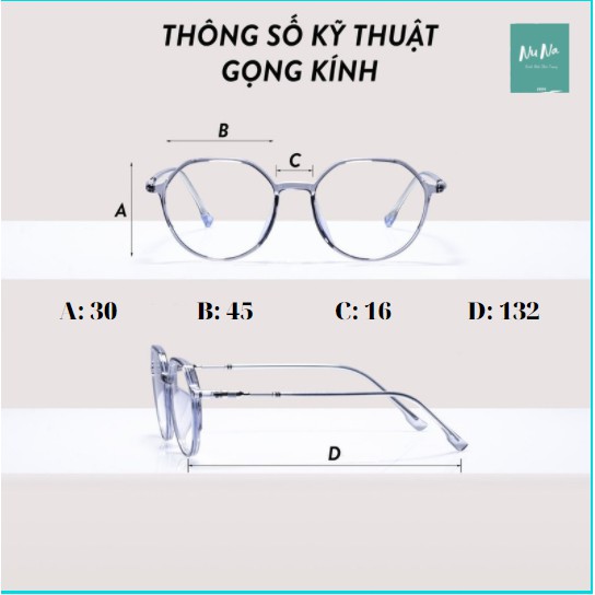 [Mã FAMAYFA2 giảm 10K đơn 50K] Kính Cận Cho Bé Chất Liệu Nhựa Dẻo Càng Kính Nhẹ Nhàng-NN6608